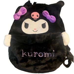 Kuromi Plush Mini Backpack NWOT